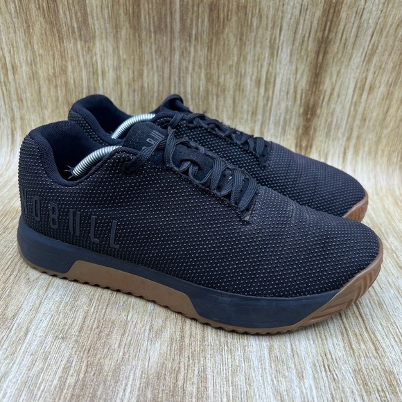 NOBULL Outwork Edge Womens Size 9 Training Shoes Black Low Top Gum Sole Sneakers - Picture 1 of 10